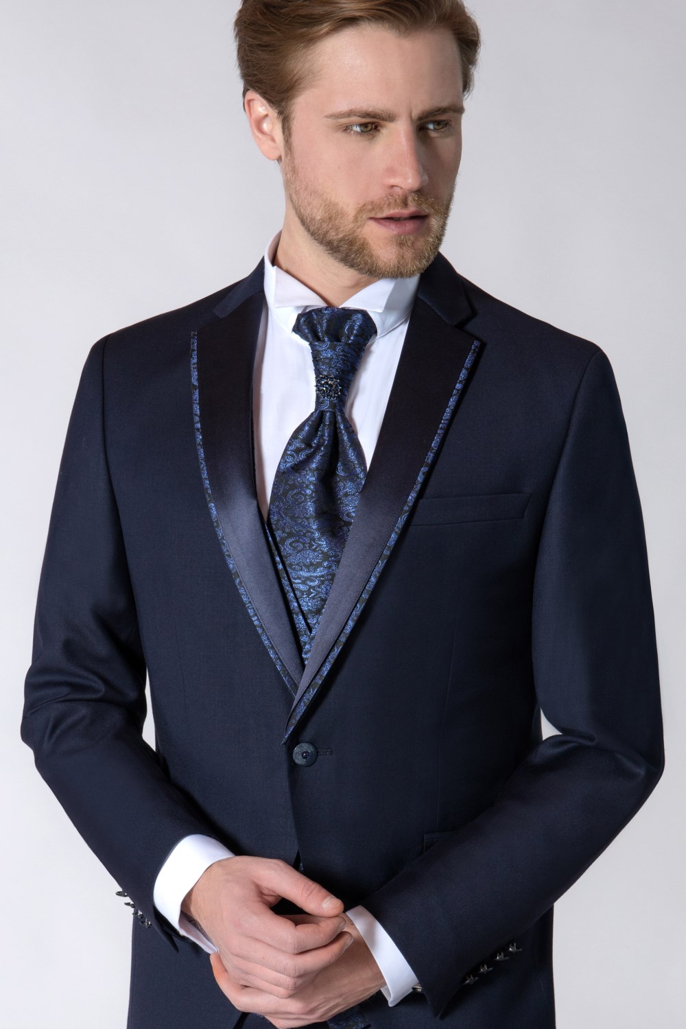 Abiti da sposo: CERIMONIA UOMO ABITO CLASSICO GILET FANTASIA - M3