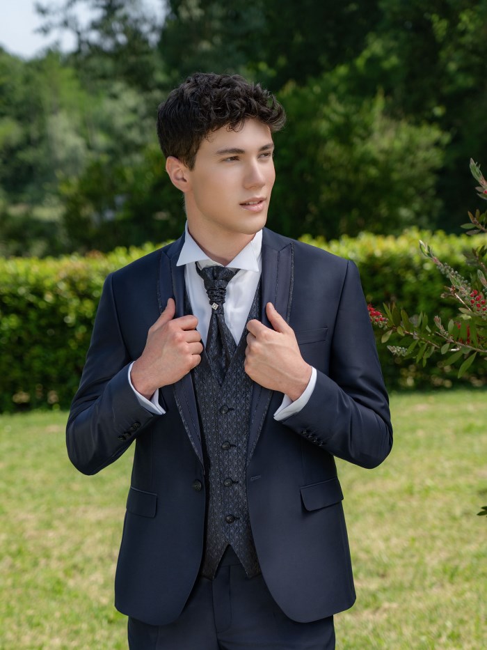 Cleofe Finati Abito Da Sposo Tutto Nero Abito Da Sposo Grigio